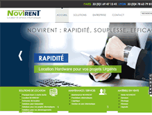 Tablet Screenshot of novirent.com